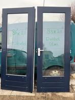 Tuindeuren . Terrasdeuren . Diverse sets . Zie fotos ,, 120 cm of meer, Ophalen of Verzenden, 200 tot 215 cm, Buitendeur