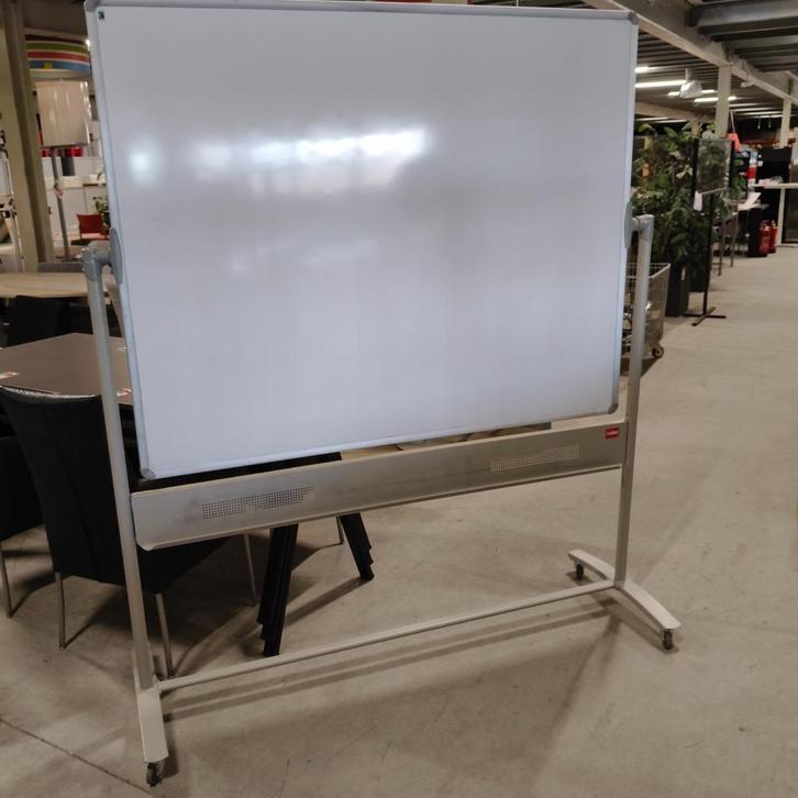 Verrijdbaar whiteboard schrijfbord  NOBO 120x150 cm  hxb, Diversen, Schoolborden, Nieuw, Whiteboard, Mobiel, Ophalen of Verzenden