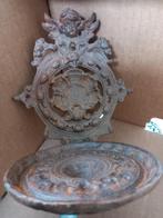 Gietijzeren engel met bakje, Ophalen of Verzenden