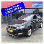 Volkswagen Polo 1.2 51KW 2012 ZWART/MATCH/AIRCO/APK/NAVI, Voorwielaandrijving, 972 kg, Zwart, Zwart