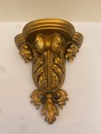 Barok Achtige Wandplank / Console Goud, Ophalen of Verzenden, Gebruikt