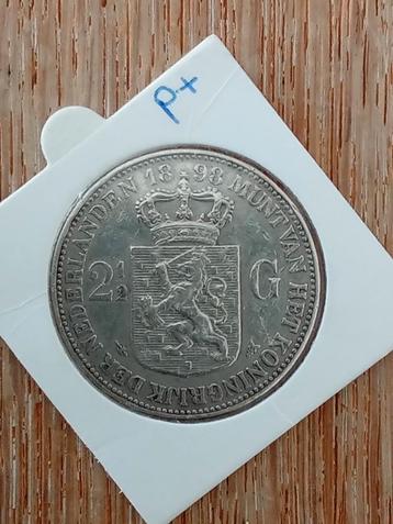 Zilveren rijksdaalder 1898 Koningin Wilhelmina / Kroonjaar beschikbaar voor biedingen