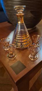 Boomse karaf met 4 glaasjes, Ophalen of Verzenden