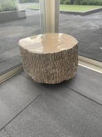 boomstam eiken bijzet tafel, Ophalen, Minder dan 45 cm, Minder dan 55 cm, Gebruikt