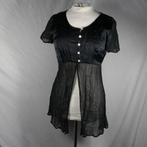 Sexy zwarte damesblouse.Mt S.Merk Topshop, Kleding | Dames, Blouses en Tunieken, ., Zwart, Ophalen of Verzenden, Zo goed als nieuw