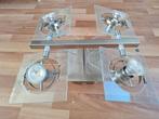 Ikea Fuga Plafondlamp met 4 Spots, Huis en Inrichting, Lampen | Spots, Ophalen, Gebruikt, Glas, Modern