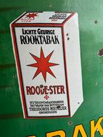 Oude Ster Tabak Reclamebord emaille, Ophalen, Reclamebord, Gebruikt, .