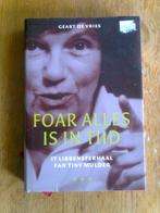 Foar alles is in tiid, it libbensferhaal fan Tiny Mulder, Ophalen of Verzenden, Zo goed als nieuw