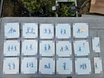 Oude witjes met kinderspelen, Doe-het-zelf en Verbouw, Tegels, Gebruikt, Minder dan 20 cm, Minder dan 5 m², Wandtegels