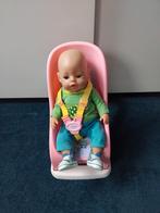 Baby born in wipstoel, Kinderen en Baby's, Speelgoed | Poppen, Ophalen, Zo goed als nieuw, Babypop