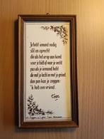 Toon Hermans Tekst Bordje, Minder dan 50 cm, Gebruikt, Oorspronkelijke maker, Overige typen