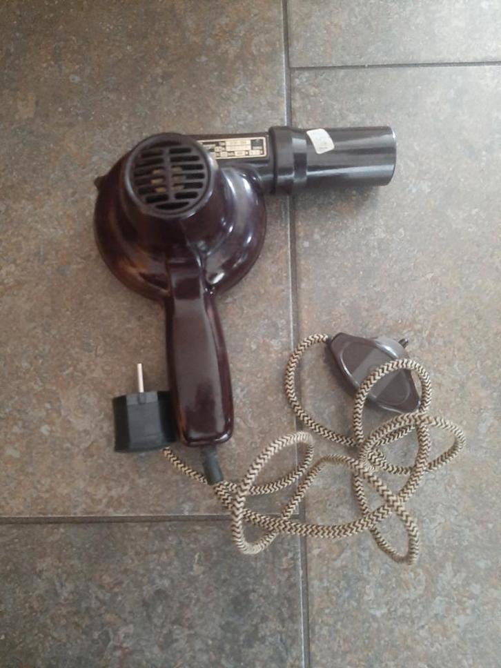 Vintage Bakelieten Föhn, Witgoed en Apparatuur, Persoonlijke-verzorgingsapparatuur, Gebruikt, Haarverzorging, Ophalen of Verzenden