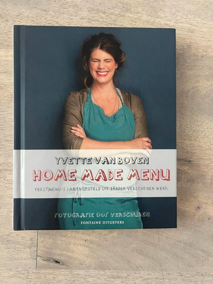 Yvette van Boven - Home Made Menu Kookboek, Boeken, Kookboeken, Zo goed als nieuw, Voorgerechten en Soepen, Europa, Vegetarisch