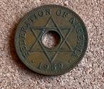 Munt - Afrika - Nigeria One penny 1959, Ophalen of Verzenden, Nigeria, Losse munt