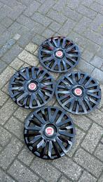 set zwarte fiat wieldoppen 13 inch zwart, Auto diversen, Wieldoppen, Ophalen of Verzenden, Nieuw
