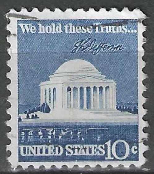USA 1973 - Yvert 1008 - Het "Jefferson Memorial". (ST), Postzegels en Munten, Postzegels | Amerika, Gestempeld, Noord-Amerika