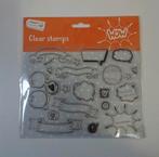 Craft Sensations clear stamps stempels NIEUW, Ophalen of Verzenden, Nieuw, Clearstamp