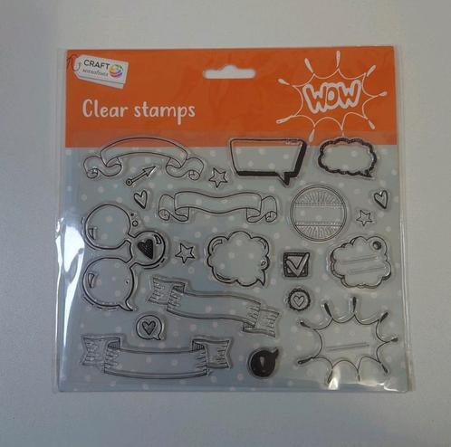 Craft Sensations clear stamps stempels NIEUW, Hobby en Vrije tijd, Stempelen, Nieuw, Clearstamp, Ophalen of Verzenden