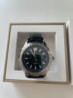 Versace Automatisch Herenhorloge, Leer, Staal, Polshorloge, Zo goed als nieuw