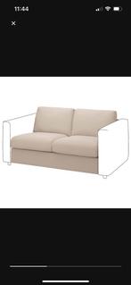 Ikea vimle - hoes zitgedeelte - hallarp beige, Ophalen of Verzenden, Nieuw, Tweepersoons