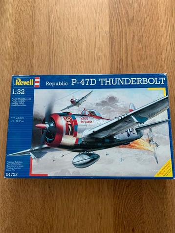 Revell P-47D tunderbolt 1:32 modelbouwdoos beschikbaar voor biedingen