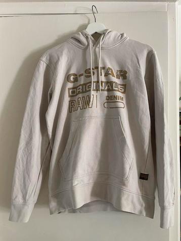 G-star hoodie maat 176 ecru beschikbaar voor biedingen
