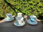 Russisch porselein Vintage Kopjes en Schotels Set, Ophalen of Verzenden