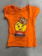 Koningsdag shirt maat 116-122, Kinderen en Baby's, Kinderkleding | Maat 116, Ophalen of Verzenden, Zo goed als nieuw, Meisje, Shirt of Longsleeve