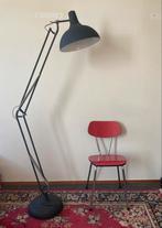 Zwarte design vloerlamp anglepoise architectenlamp, Huis en Inrichting, Lampen | Vloerlampen, Gebruikt, Ophalen