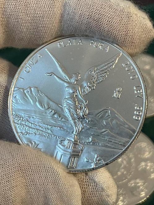 2x 1oz Mexican Libertad — 2022 & 2024 zilveren munten, Postzegels en Munten, Edelmetalen en Baren, Zilver, Ophalen of Verzenden