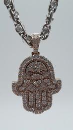 Witgouden ketting 18kt met Briljant, Www.bredajuwelier.nl, Ophalen of Verzenden, Zo goed als nieuw, Www.bredajuwelier.nl
