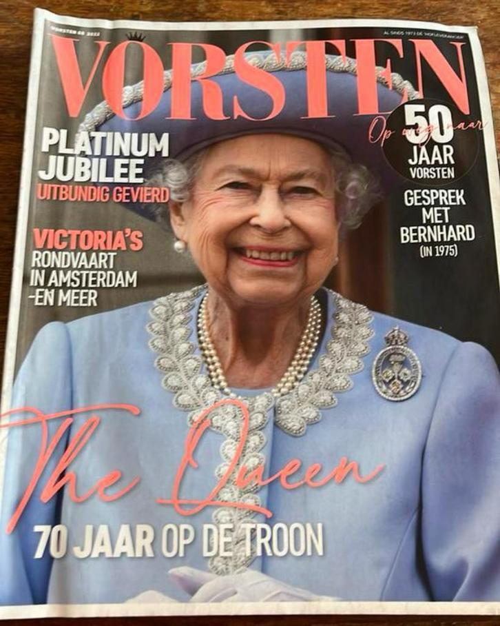 Vorsten Magazine - Koningin Elizabeth Jubileumeditie, Boeken, Tijdschriften en Kranten, Zo goed als nieuw, Glossy, Ophalen of Verzenden