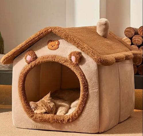 Gezellig en warm Kattenhuis nieuw, Dieren en Toebehoren, Kattenmanden, Nieuw, Ophalen of Verzenden