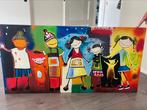 Blikvanger Schilderij - 70x140cm, artist Seidel, Antiek en Kunst, Ophalen