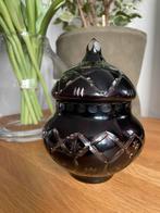 Robijnrood kristallen potje, Antiek en Kunst, Ophalen of Verzenden