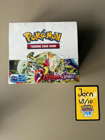 Pokemon Scarlet & Violet Booster Box beschikbaar voor biedingen