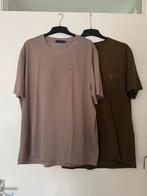 2 Merk Shirts Heren - Grijs & Groen - Maat L, Verzenden, Zo goed als nieuw, Maat 52/54 (L), Grijs