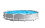 Intex Prism Frame Zwembad - 3.1m inclusief toebehoren, Gebruikt, Rond, Ophalen of Verzenden, Opzetzwembad