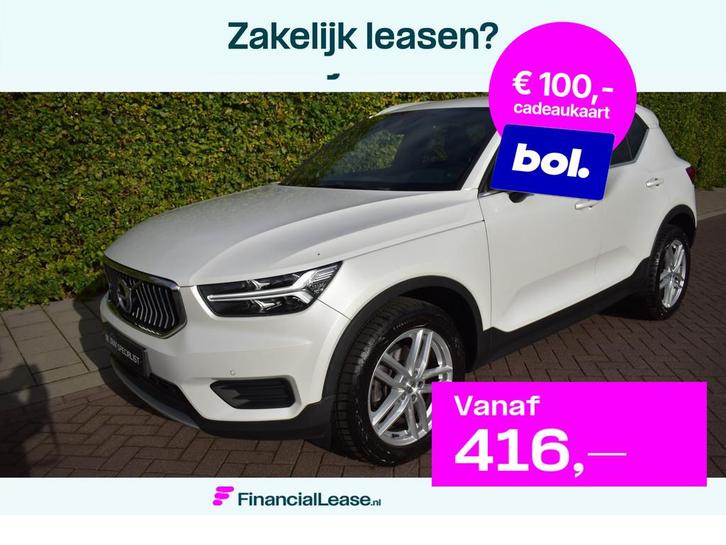 Volvo XC40 1.5 T3 164PK Inscription FULL LEER, TREKHAAK 88DK, Auto's, Volvo, Bedrijf, Lease, Financial lease, XC40, ABS, Achteruitrijcamera