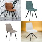 Zeer veel eetkamerstoelen voor superprijzen!, Nieuw, Vijf, Zes of meer stoelen, Ophalen of Verzenden, Stof