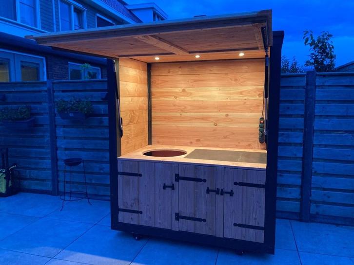 buitenkeuken met luifel 180cm breed, Tuin en Terras, Buitenkeukens, Nieuw, Houtskool, Ophalen