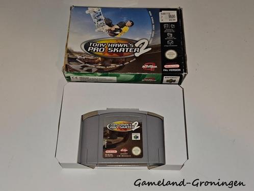 Tony Hawk's Pro Skater 2 (N64) Boxed, Spelcomputers en Games, Games | Nintendo 64, Gebruikt, Avontuur en Actie, 1 speler, Vanaf 3 jaar