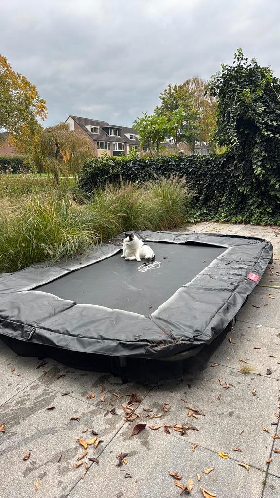 Trampoline Berg inground 180 290, Kinderen en Baby's, Speelgoed | Buiten | Trampolines, Gebruikt, Ophalen