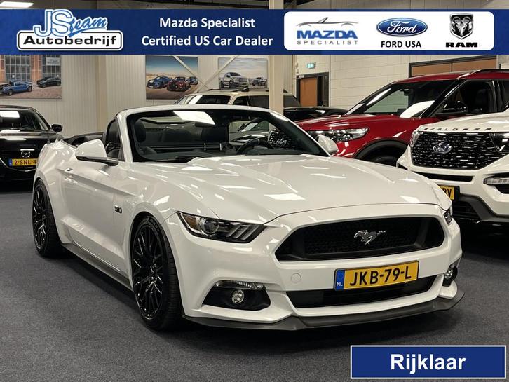 Ford USA Mustang Convertible 5.0 V8 GT 422PK Automaat Custom, Auto's, Ford Usa, Bedrijf, Te koop, Mustang, ABS, Achteruitrijcamera