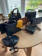 Vintage Handtassen Collectie + Lederen Handschoenen, Ophalen of Verzenden, Gebruikt, Zwart, Handtas