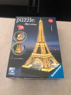 Ravensburger puzzel 3D night edition Eiffeltoren, Minder dan 500 stukjes, Ophalen of Verzenden, Zo goed als nieuw, Rubik's of 3D-puzzel