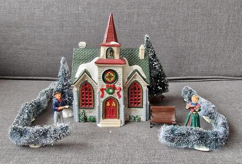 Lemax 10 Piece Lighted Village Set 96136K, Diversen, Kerst, Gebruikt, Ophalen of Verzenden