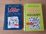 2 boeken Het leven van een loser, Ophalen of Verzenden, Zo goed als nieuw, Jeff Kinney