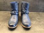 Blauwe lage laarsjes 37 met riem,, Kleding | Dames, Schoenen, Ophalen of Verzenden, Zo goed als nieuw
