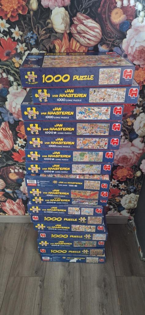 Veel Jan van Haasteren puzzels, Hobby en Vrije tijd, Denksport en Puzzels, Zo goed als nieuw, Legpuzzel, 500 t/m 1500 stukjes